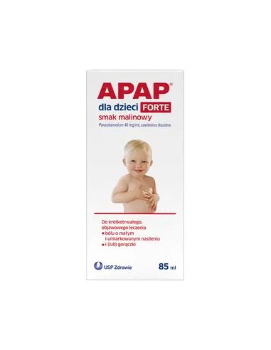 APAP dla dzieci FORTE smak malinowy 40mg/ml...
