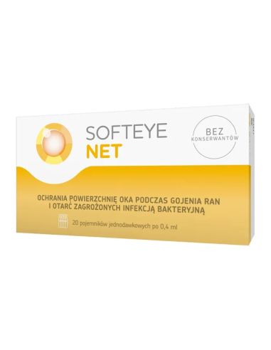 SOFTEYE NET żel do oczu 20 pojemników x 0,4 ml