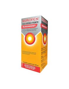 Nurofen dla dzieci Forte truskawkowy, 40mg/ml, zawiesina...