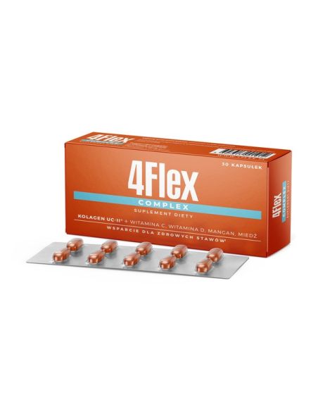 4 Flex Complex Na chrząstki, kości i mięśnie 30 kapsułek