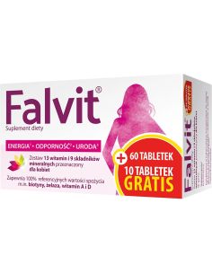 Falvit witaminy dla kobiet 70 tabletek