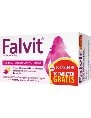 Falvit witaminy dla kobiet 70 tabletek
