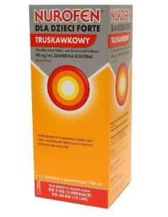 Nurofen dla dzieci Forte truskawkowy, 40mg/ml, zawiesina...