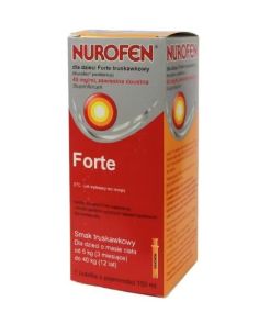 Nurofen dla dzieci Forte truskawkowy, 40mg/ml, zawiesina...