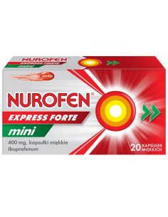 Nurofen Express Forte Mini 400 mg, 20 kapsułek miękkich