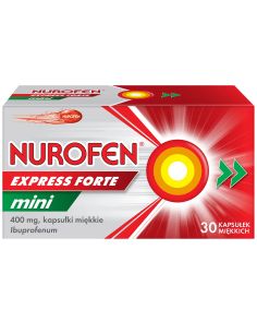 Nurofen Express Forte Mini 400 mg, 30 kapsułek miękkich
