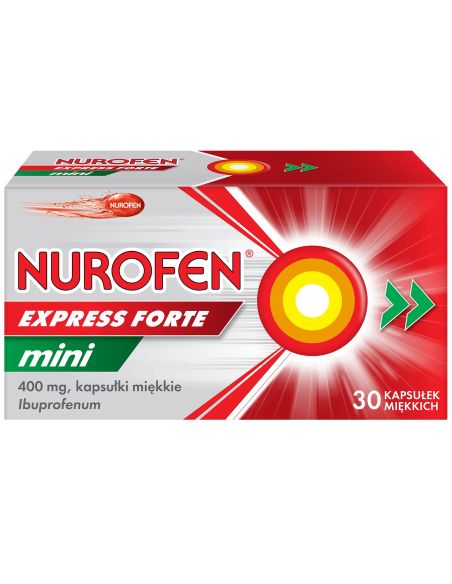 Nurofen Express Forte Mini 400 mg, 30 kapsułek miękkich
