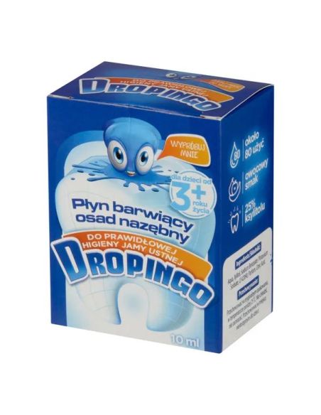Dropingo płyn barwiący osad nazębny 10 ml