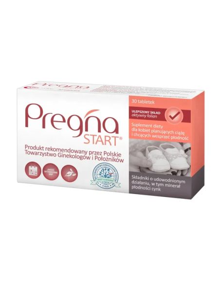Pregna Start Witaminy dla kobiet planujących ciążę 30 tabletek