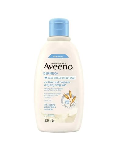 Aveeno Dermexa, żel emolientowy do mycia ciała,...
