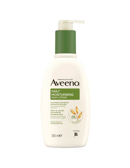 Aveeno Daily Moisturising, balsam nawilżający do ciała, 300 ml