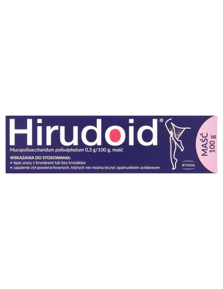 HIRUDOID maść 100 g żylaki siniaki stłuczenia