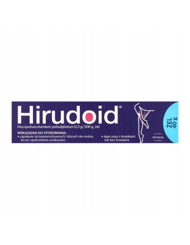HIRUDOID żel przeciwzapalny 100 g