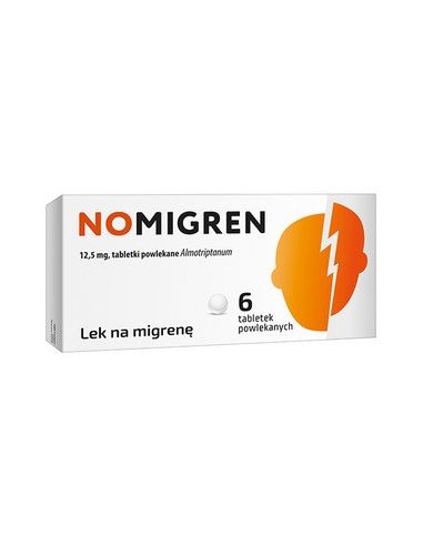 NOMIGREN 12,5 mg lek na migrenę 6 tabletek