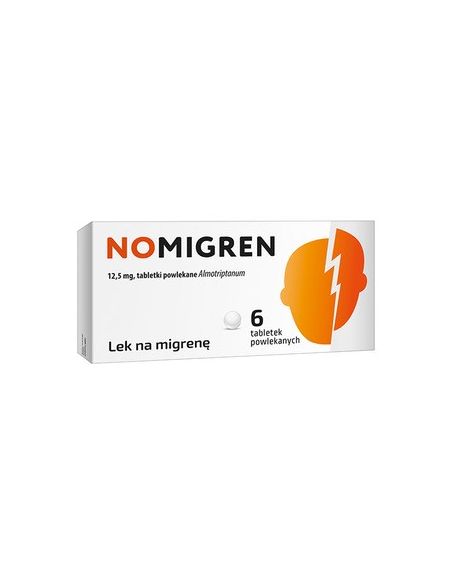 NOMIGREN 12,5 mg lek na migrenę 6 tabletek