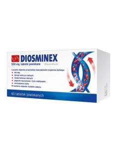 Diosminex 500 mg 60 tabletek powlekanych