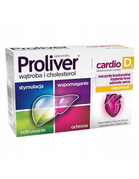 Proliver cardio D3, 30 tabletek