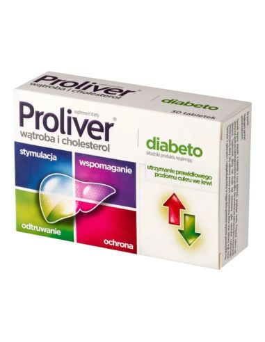 Proliver Diabeto 30 tabletek