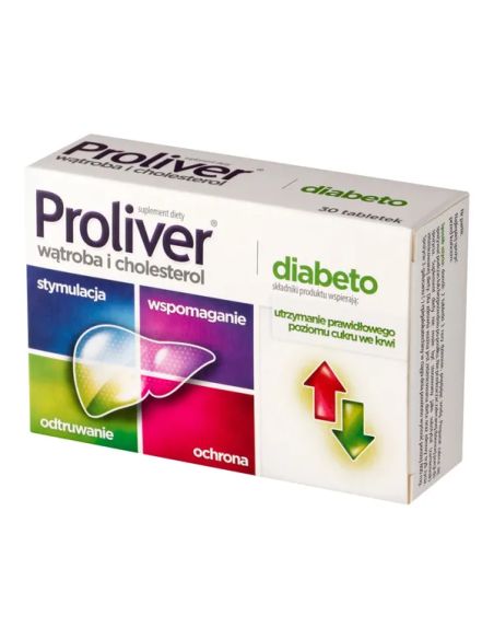 Proliver Diabeto 30 tabletek