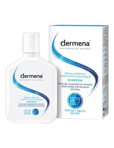 Dermena, szampon hamujący wypadanie włosów, 200 ml