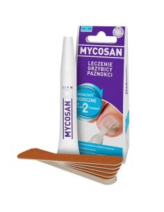 Mycosan Grzybica Paznokci 5ml+10piln.