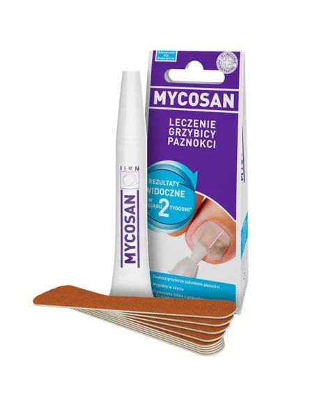 Mycosan Grzybica Paznokci 5ml+10piln.