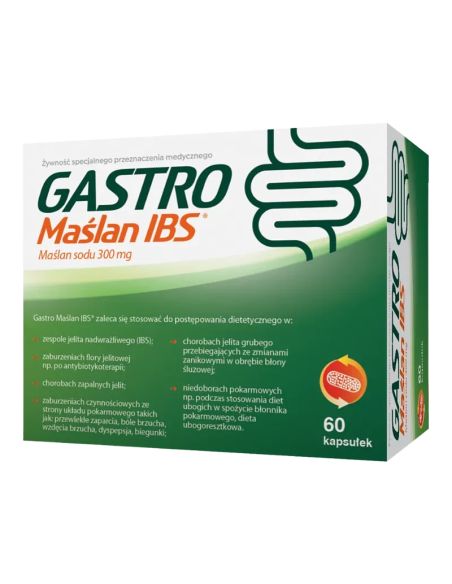 GASTRO MAŚLAN IBS 300 mg 60 kapsułek