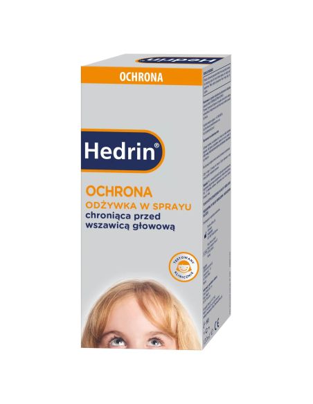 Hedrin Ochrona, odżywka w sprayu chroniąca przed wszawicą głowową, 100 ml