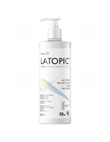 Latopic Żel do mycia ciała i włosów 400 ml