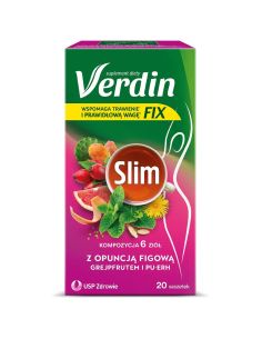 Verdin FIX Slim herbata z opuncją figową 20 saszetek