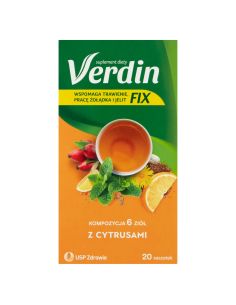 Verdin Fix z cytrusami, 20 saszetek
