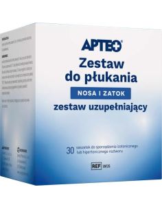 Zestaw uzupełniajacy do płukania nosa i zatok APTEO 30 sasz.