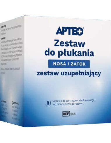Zestaw uzupełniajacy do płukania nosa i zatok...