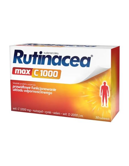 Rutinacea MAX C 1000 Witamina C 30 tabletek