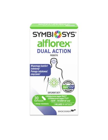 Symbiosys Alflorex Dual Action 30 kapsułek