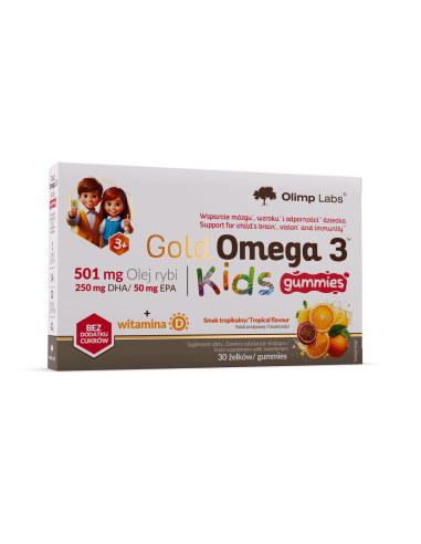 Olimp Gold Omega 3 Kids gummies 30 żelek o...