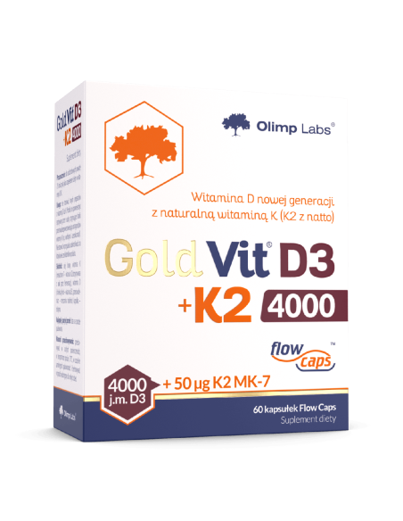 OLIMP GOLD-VIT D3+K2 4000 IU 60 kapsułek