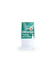 Orofar Total Action aerozol do stosowania w jamie ustnej...