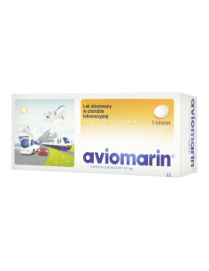 Aviomarin 50 mg 5 tabl.