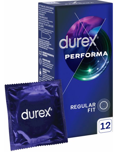 Durex PERFORMA Prezerwatywy opóźniające wytrysk 12 sztuk