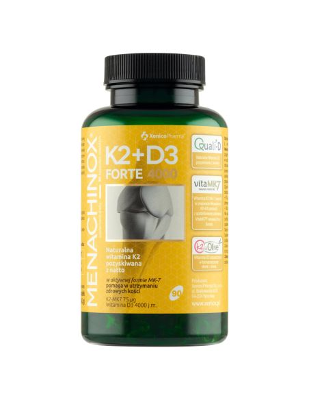 Menachinox K2 + D3 Forte 90 kapsułek