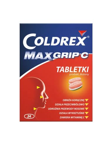 Coldrex MaxGrip C 24 tabletki