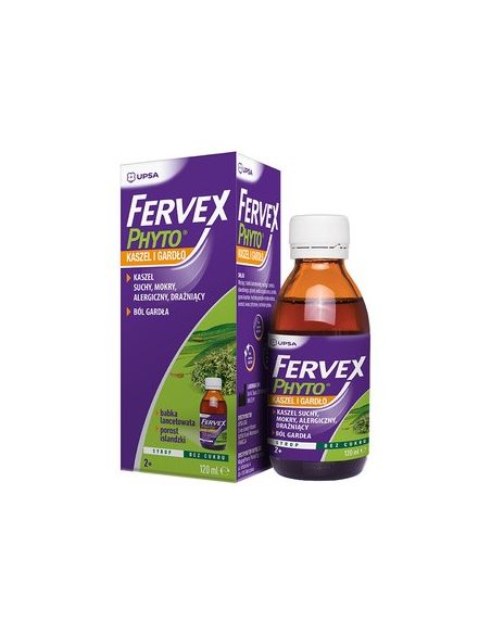 FERVEX PHYTO Kaszel i gardło syrop 120ml