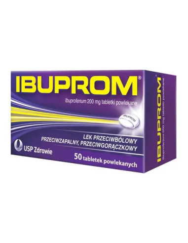 Ibuprom 200 mg 50 tabl.