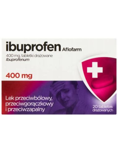 Ibuprofen Aflofarm lek przeciwbólowy 400 mg 20...