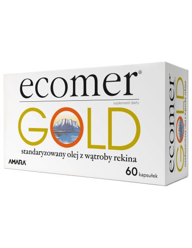 Ecomer Gold olej z wątroby rekina 60 kapsułek