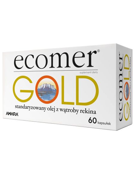 Ecomer Gold olej z wątroby rekina 60 kapsułek