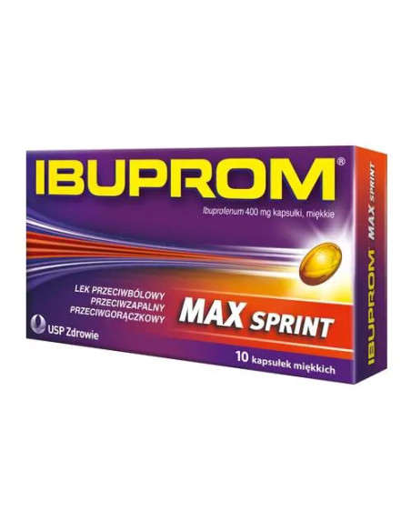 Ibuprom MAX Sprint 400 mg 10 kaps.