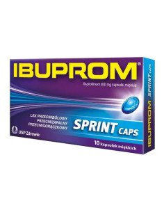 Ibuprom Sprint Caps 200 mg 10 kaps