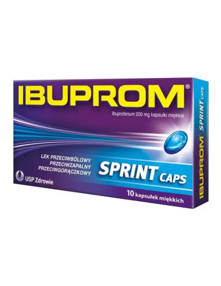 Ibuprom Sprint Caps 200 mg 10 kaps